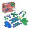 Clixo magnetic blocks - Crew Pack - green - blue - 30 el.