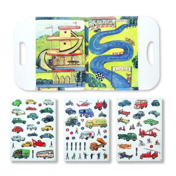 Układanka magnetyczna dla dzieci Samochody 77 el. – Egmont Toys 3+