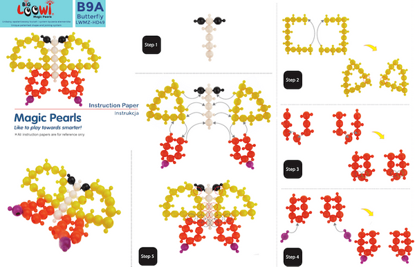 Duże klocki konstrukcyjne Big Loowi Edu 200 elementów – Loowi 3+