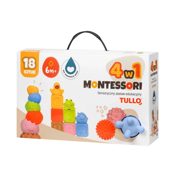 Large set of sensory toys Tullo - 18 el.