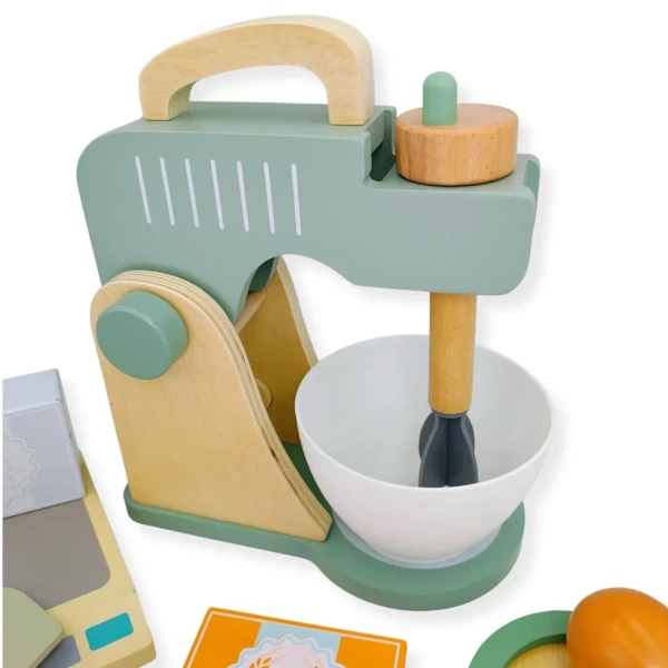 Wooden Blender Kitchen Play Set with Accessories – Kabi 3+