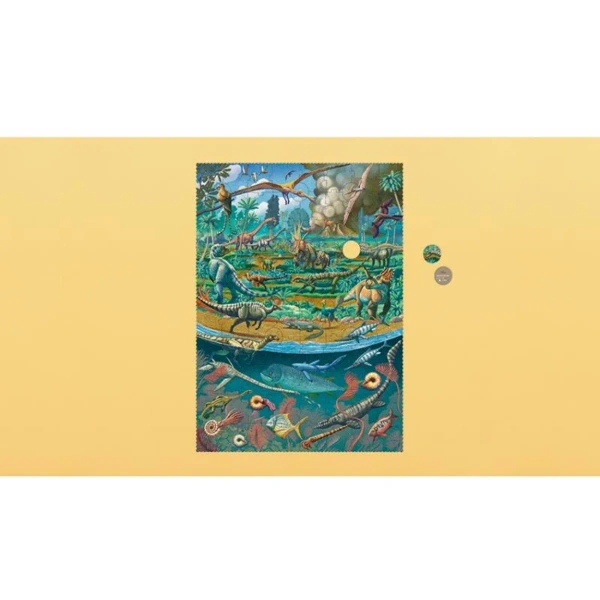 Puzzle edukacyjne Era dinozaurów 100 el. – Londji od 5 lat