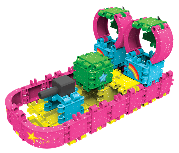 Clics Bucket 8in1 Glitter - Glitter 175 el.