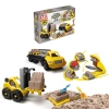 Kinetic sand set - Artcraft- brick making + vehicles 