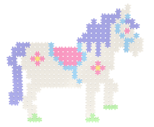 Klocki konstrukcyjne Meli Minis Pastel 1200 elementów – od 4 lat