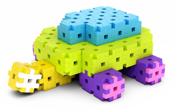 Meli Maxi Pink 200 el construction blocks.