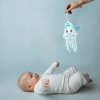 Jellyfish - rustling cloth pendant