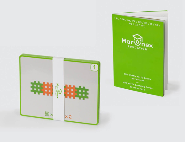 Educational set - Mini Waffle EDU blocks 500 el.