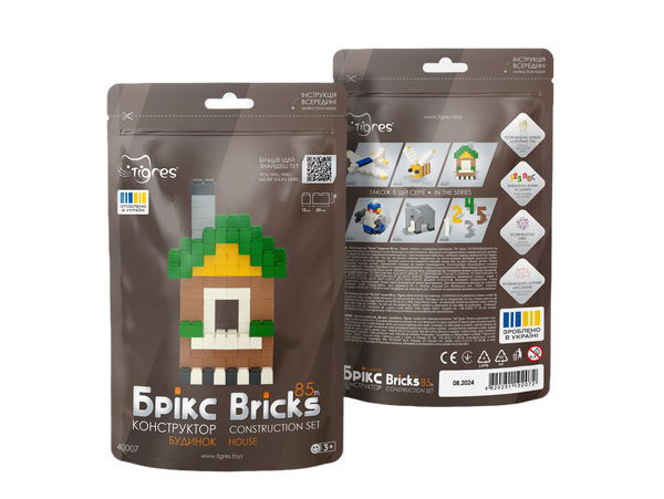 Klocki konstrukcyjne Bricks - Dom - 85 el.