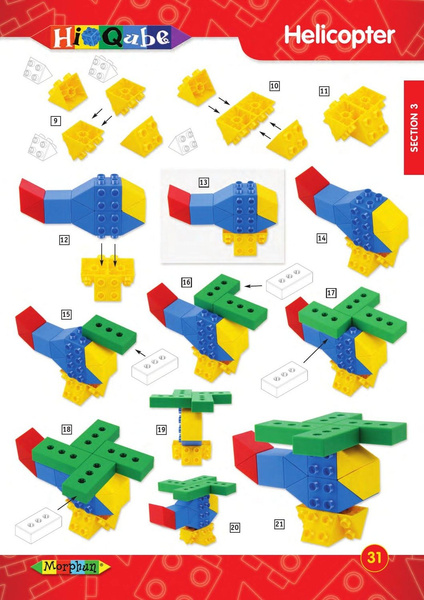 Instrukcje do klocków Morphun Hi-Qube 36 str.