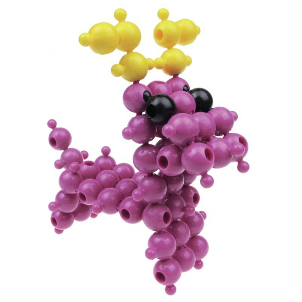 Klocki konstrukcyjne Loowi - Zestaw Red 125 el.