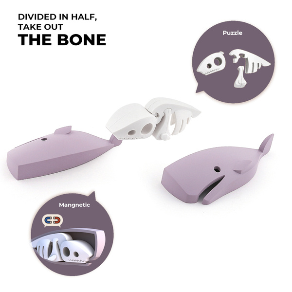 Magnetyczne zwierzaki Half Toys Ocean 3D – figurki dla dzieci 3+