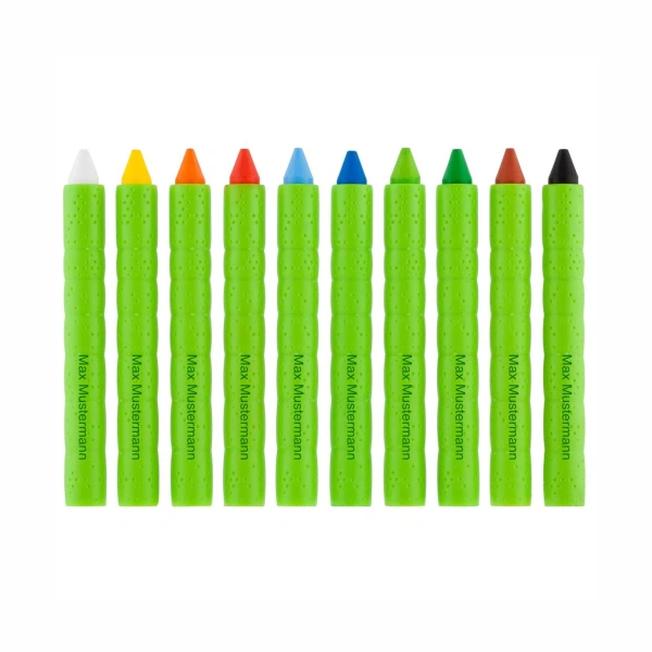 Jolly Wax Crayons 10 pcs – Unbreakable Crayons in Metal Tin Ages 3+