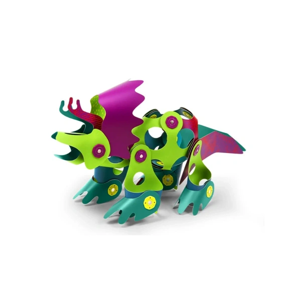 Flexible Magnetic Dinosaur Building Set 22 pcs – Clixo 4+