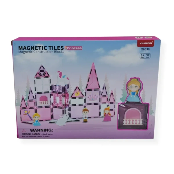Magnetic Tiles Princess Castle 37 pcs – X-Bida 3+
