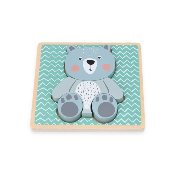 Wooden puzzle for toddler - Teddy bear