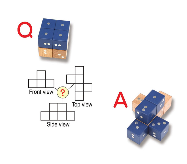 Klocki drewniane magnetyczne - IGEO 24 el.