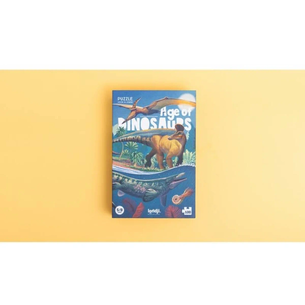 Puzzle edukacyjne Era dinozaurów 100 el. – Londji od 5 lat