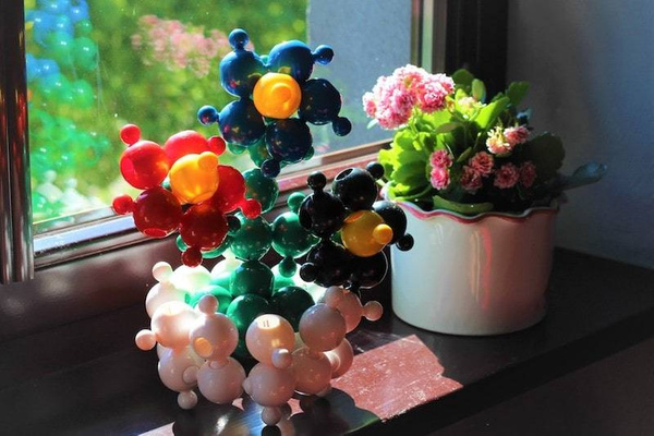 Duże klocki konstrukcyjne Big Loowi Edu 200 elementów – Loowi 3+