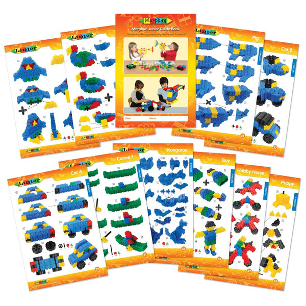 Instrukcje Morphun Junior 60 stron A4 – książka konstrukcyjna 4+