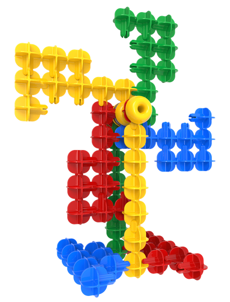 Klocki konstrukcyjne Molyka RED Box 159 elementów 3+ – Molyka