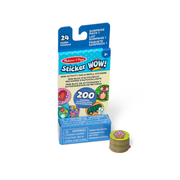 Sticker Wow - wkład + mini książeczka - Niespodzianka