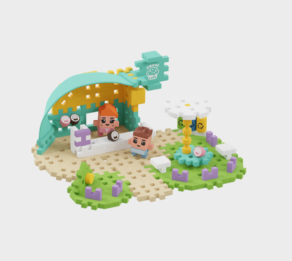 Mini Waffle blocks - Cafe 80 el.