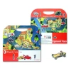 Magnetic Puzzle Cars 77 pcs Travel Game – Egmont Toys 3+