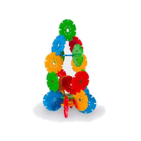 Klocki edukacyjne Marioinex Koła Dydaktyczne 36 elementów dla 2-latka wspierające motorykę