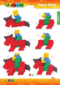 Instrukcje Morphun Junior 60 stron A4 – książka konstrukcyjna 4+