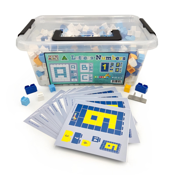 Klocki Little Architect Litery i Cyfry 630 el. – od 5 lat
