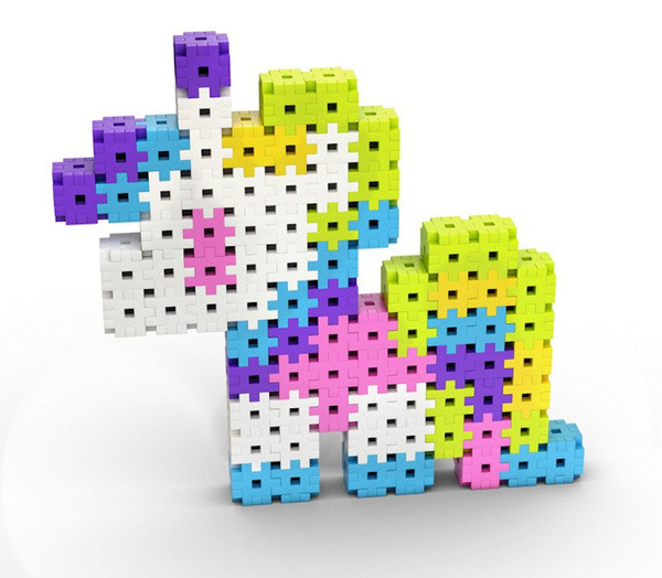 Meli Maxi Pink 100 el construction blocks.