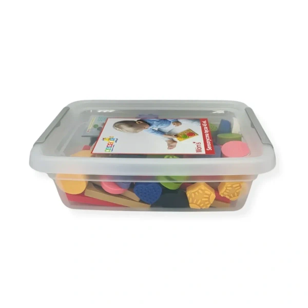 Sensory Puzzle Set 45 pcs – Touch & Shapes – Mom's Care 0+