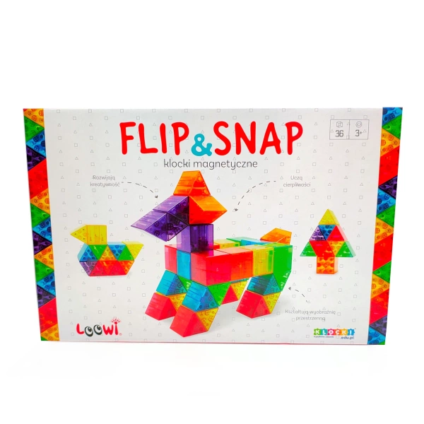 Flip&Snap magnetic blocks 36 el.