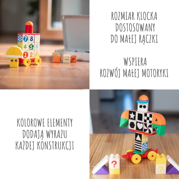 Magnetic blocks Alilo - math - 30 el.