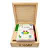 Drewniane klocki magnetyczne WABI 20 el. – starter 3+
