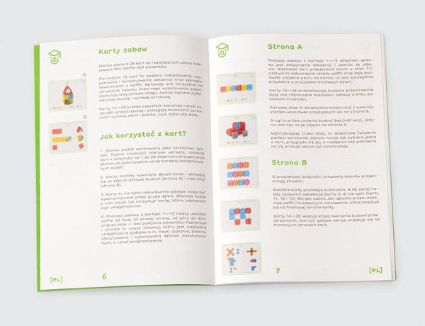 Educational set - Mini Waffle EDU blocks 500 el.