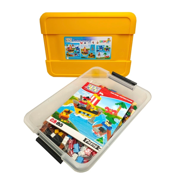 Klocki Little Architect Pirates 335 el. – piracki zestaw 4+