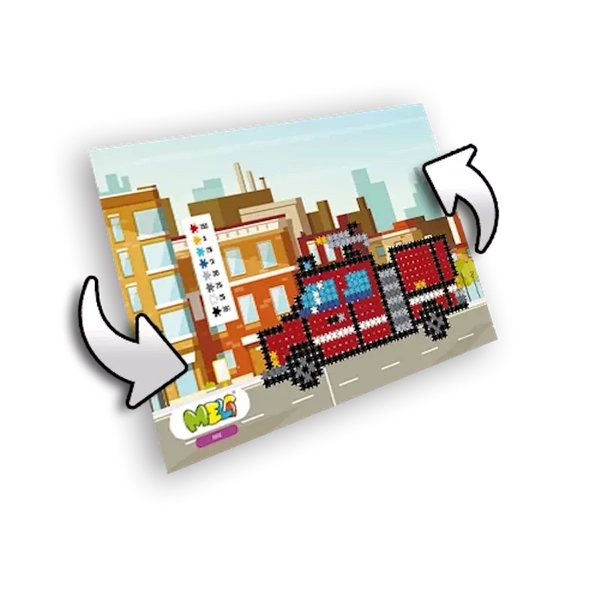 Meli Minis Fire 2-in-1 blocks - 500 el.