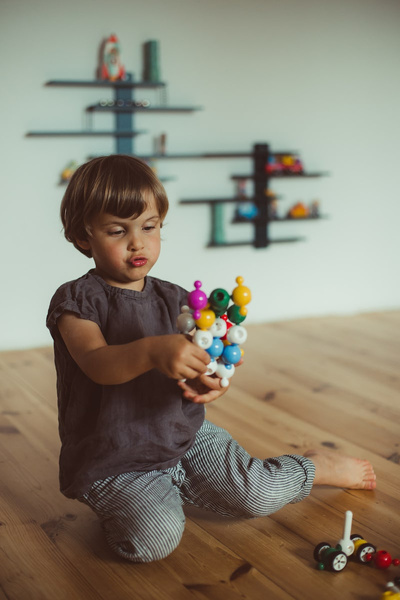 Loowi construction blocks - Green set 125 el.