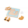 Wooden puzzle for toddler - Fox
