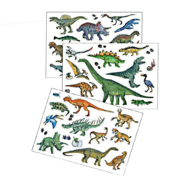 Egmont Toys Magnetyczna układanka z dinozaurami, 46 elementów, dla dzieci powyżej 3 lat