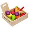 Vegetables and fruits in a box - for cutting
