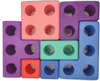 Tetris foam blocks - 45 el.