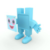 Klocki Meli Emoti Happy 12 figurek z naklejkami emocji – 3+