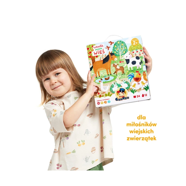 Puzzle CzuCzu Wesołe puzzle Wieś dla maluchów 2+