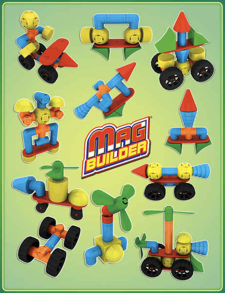 Mag Builder magnetic blocks - 40 el.