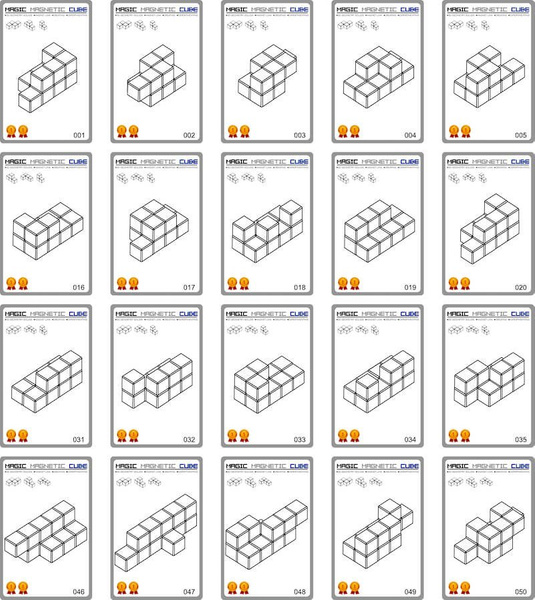Magnetic Cubes - Magic Magnetic Cubes 56 el.