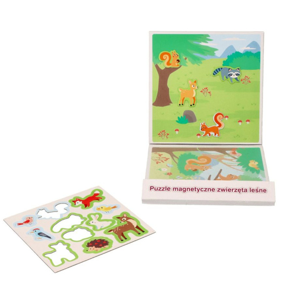 Magnetic puzzles - forest animals