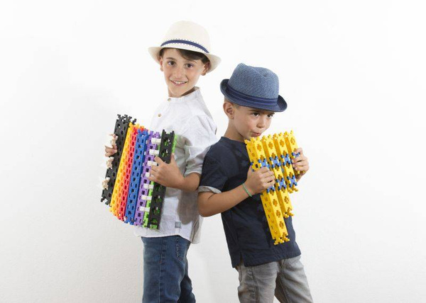 Klocki budowlane Incastro Pack 200 el. w 10 kolorach – 4+